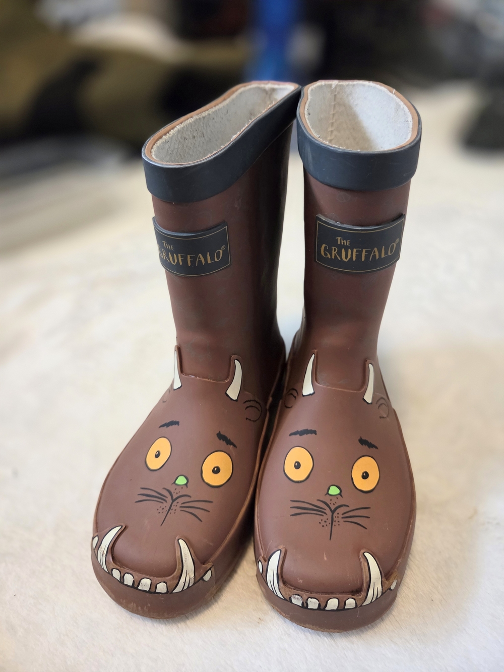 The Gruffalo Brown Kids’ Rain Boots 9T (8UK)